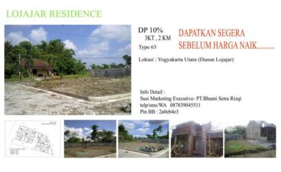 Rumah Baru Dp 10% Di  Yogyakarta